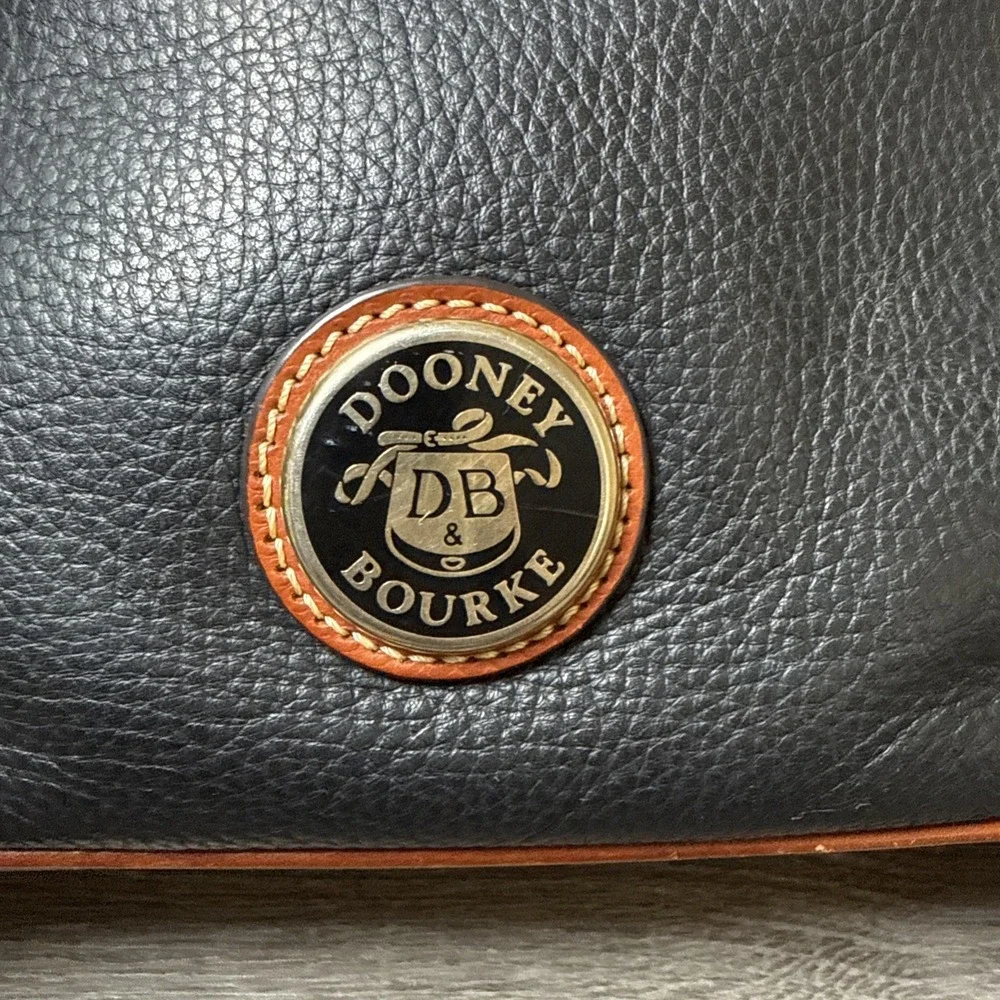 Dooney & Bourke Pebble Grain Crossbody Shoulder bag‎ Navy blue - Picture 4 of 10